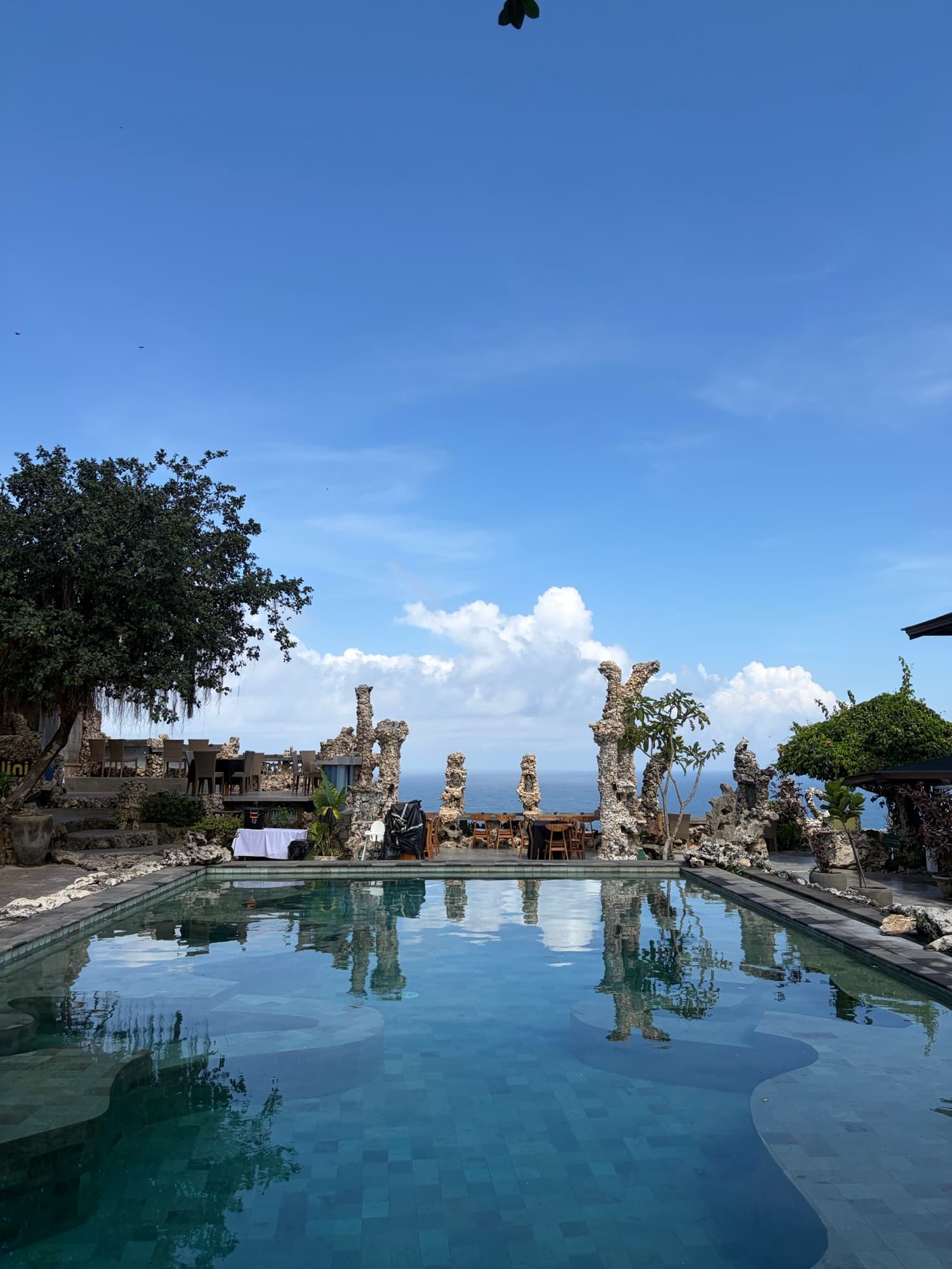 Uluwatu Temple and coastline